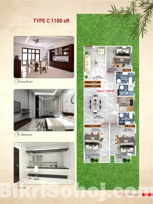 Luxury Apartment Sale at 10 min distance from Mohammadpur